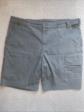 Duluth Trading Co Men's Cargo Shorts - Slate Grey/Green